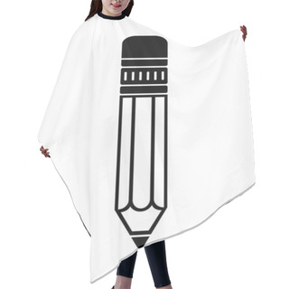 Personality  Pencil Icon Hair Cutting Cape