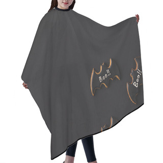 Personality  Halloween Bat Cookies Hair Cutting Cape