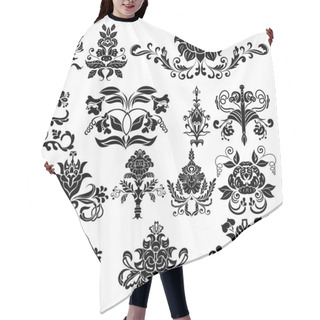 Personality  Border Vector Ornament Elements Hair Cutting Cape