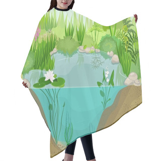 Personality  Ecosystem Of Duck Pond Hair Cutting Cape