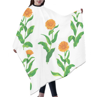 Personality  Calendula Flowers Set Hair Cutting Cape