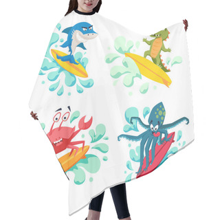 Personality  Surfer Cool Animals Hair Cutting Cape