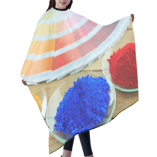 Personality  Colorful Of Powder Coating And Color Chart. Hair Cutting Cape