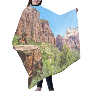 Personality  Zion National Park In USA Hair Cutting Cape