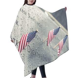 Personality  USA Flags At World Trade Center Hair Cutting Cape