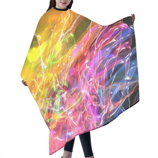 Personality  3d Illustration Of Visual Effect Hair Cutting Cape