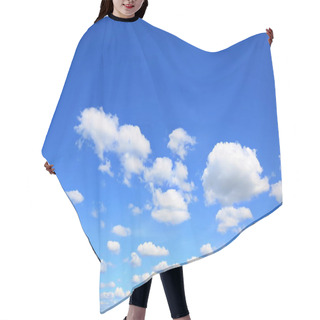 Personality  White Clouds With A Blue Sky Hair Cutting Cape