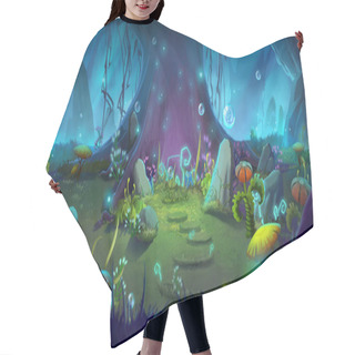 Personality  Fantastic And Magical Forest Hair Cutting Cape