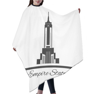 Personality  Empire State New York Logo Hair Cutting Cape