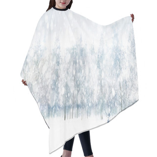 Personality  Winter Scene With Deer Hair Cutting Cape