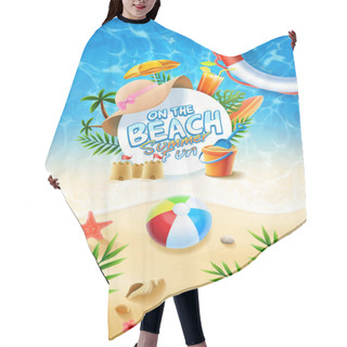 Personality  Summer Party On The Beach Hair Cutting Cape