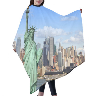 Personality  New York Cityscape, Tourism Concept Photograph Hair Cutting Cape