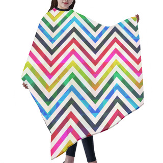 Personality  Seamless Chevron Pattern Hair Cutting Cape