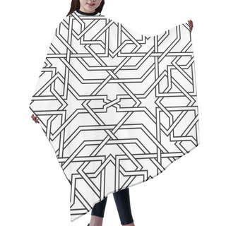 Personality  Islamic Seamless Vector Hair Cutting Cape