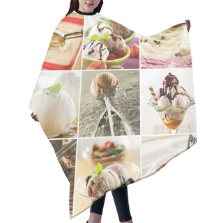 Personality  Ice Cream Hair Cutting Cape