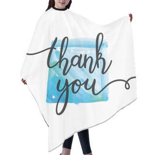 Personality  Thank You Lettering Hair Cutting Cape
