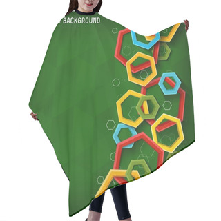 Personality  Modern Abstract Design Poster Hair Cutting Cape