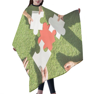 Personality  Puzzle Hair Cutting Cape
