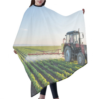 Personality  Tractor Spraying  Hair Cutting Cape