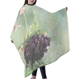 Personality  Small Mushrooms Hair Cutting Cape