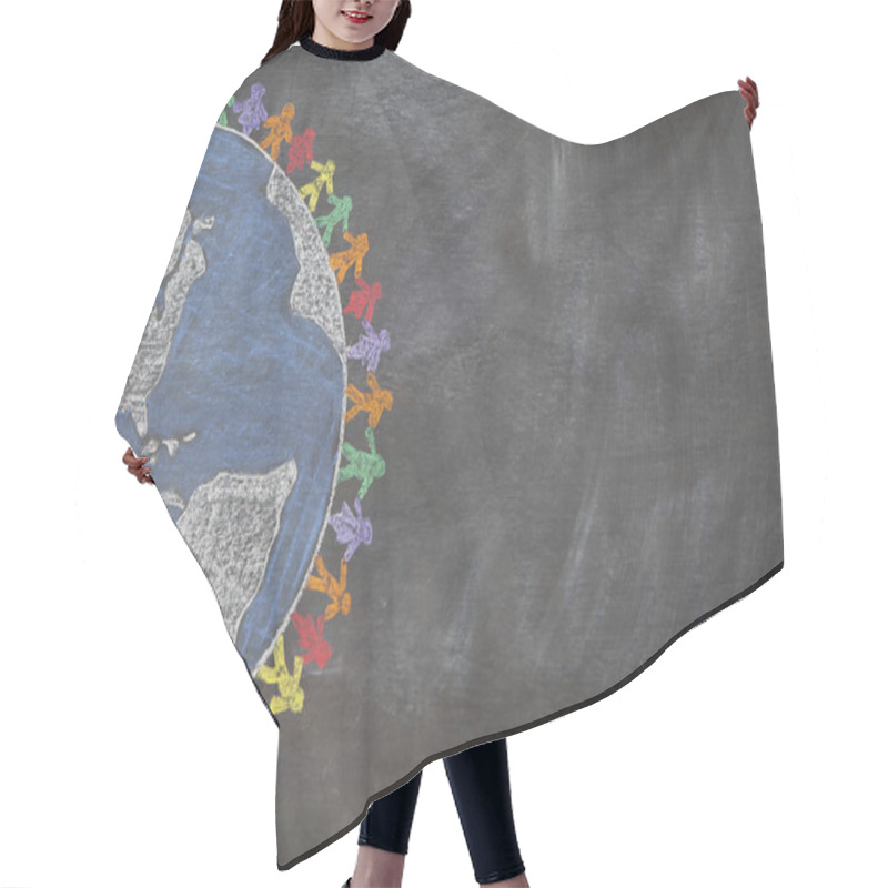 Personality  All the children of the World hair cutting cape