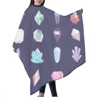 Personality  Crystals And Gems Hair Cutting Cape