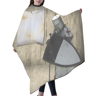 Personality  Medieval Knight Hair Cutting Cape