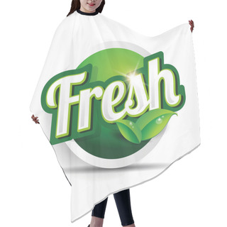 Personality  Fresh Food Label, Badge Or Seal Hair Cutting Cape