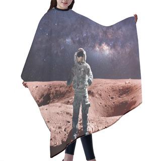 Personality  Brave Astronaut At The Spacewalk On The Mars. This Image Elements Furnished By NASA. Hair Cutting Cape