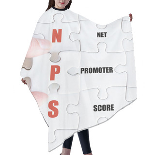 Personality  Last Puzzle Piece With Business Acronym NPS Hair Cutting Cape
