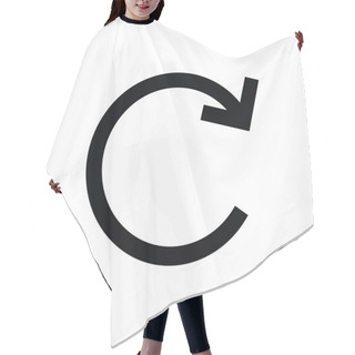 Personality  Refresh Vector Icon Hair Cutting Cape