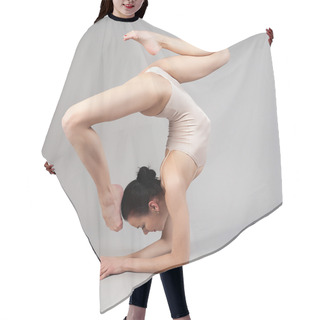 Personality  Gymnast On Training Hair Cutting Cape
