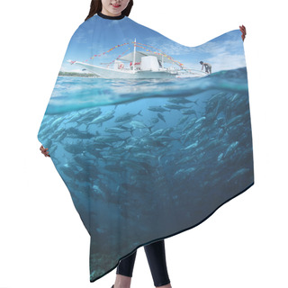 Personality  Fish Hair Cutting Cape