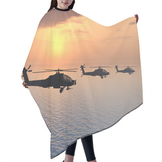 Personality  Apache Helicopters Hair Cutting Cape