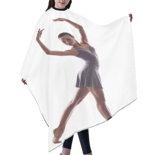 Personality  Beautiful Ballet Dancer Isolated Hair Cutting Cape