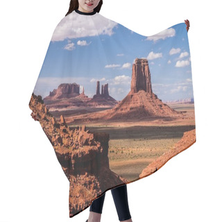 Personality  Monument Valley Iconic  Landscape Hair Cutting Cape