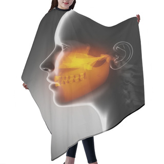Personality  Maxillofacial Concept X-ray Jaws Hair Cutting Cape