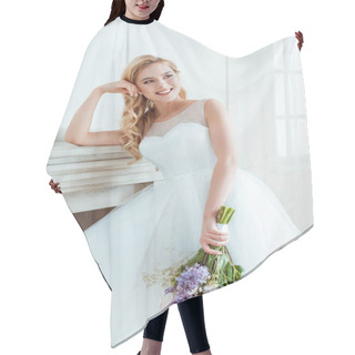 Personality  Bride Hair Cutting Cape