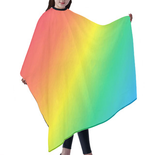 Personality  Creative Prismatic Background With Polygonal Pattern Hair Cutting Cape