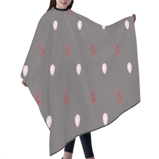 Personality  Colored Background With Different Accessories Hair Cutting Cape