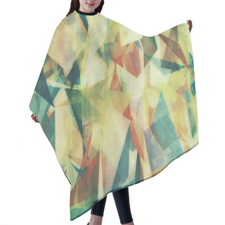 Personality  Abstract Light Colorful Background, Texture Hair Cutting Cape