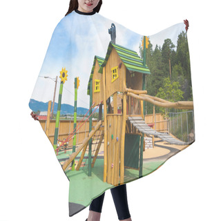 Personality  Big Colorful Children Playground Equipment Hair Cutting Cape