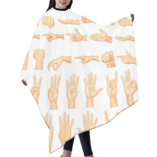 Personality  Hand Gestures Hair Cutting Cape