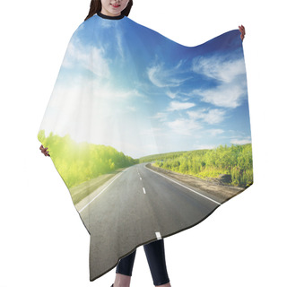 Personality  Road In Mountains Hair Cutting Cape