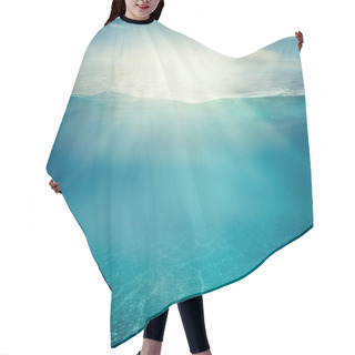 Personality  Underwater Background Hair Cutting Cape