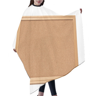 Personality  Cork Bulletin Board With Frame Hair Cutting Cape