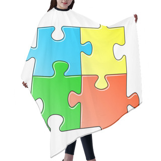 Personality  Jigsaw Puzzle Hair Cutting Cape