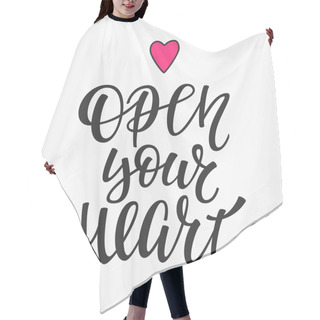 Personality  Friendship Love Lettering Typography Hair Cutting Cape