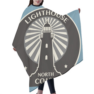 Personality  Lighthouse Silhouette Hair Cutting Cape