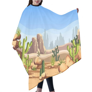 Personality  Desert Scenery Or American Canyon Landscape Hair Cutting Cape